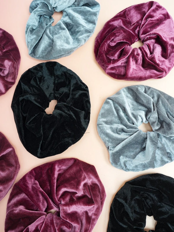 Shiny Velvet Series Large - Hair Scrunchie