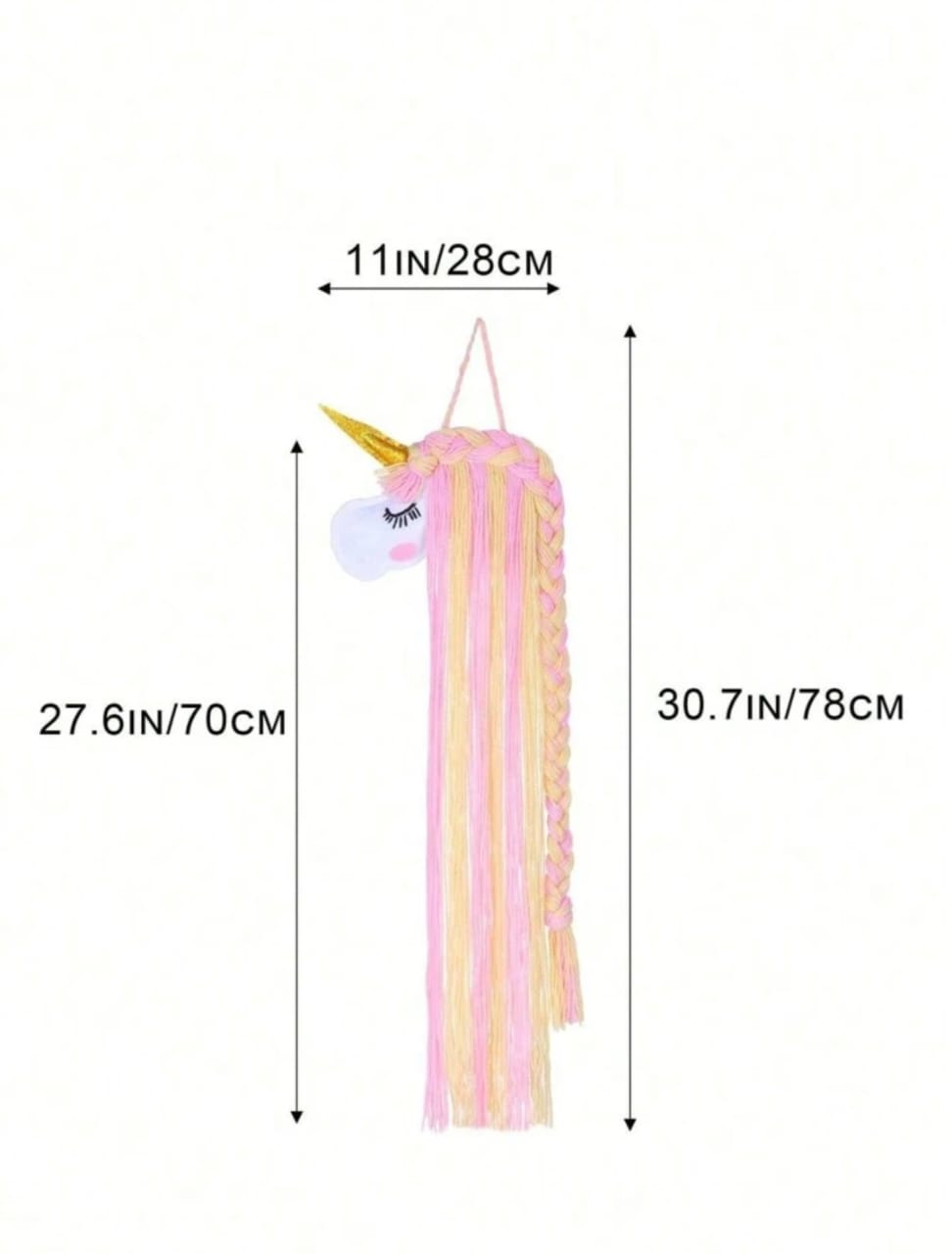 Magical Unicorn - Hair Accessories Organizer / Dream Catcher - Style 2