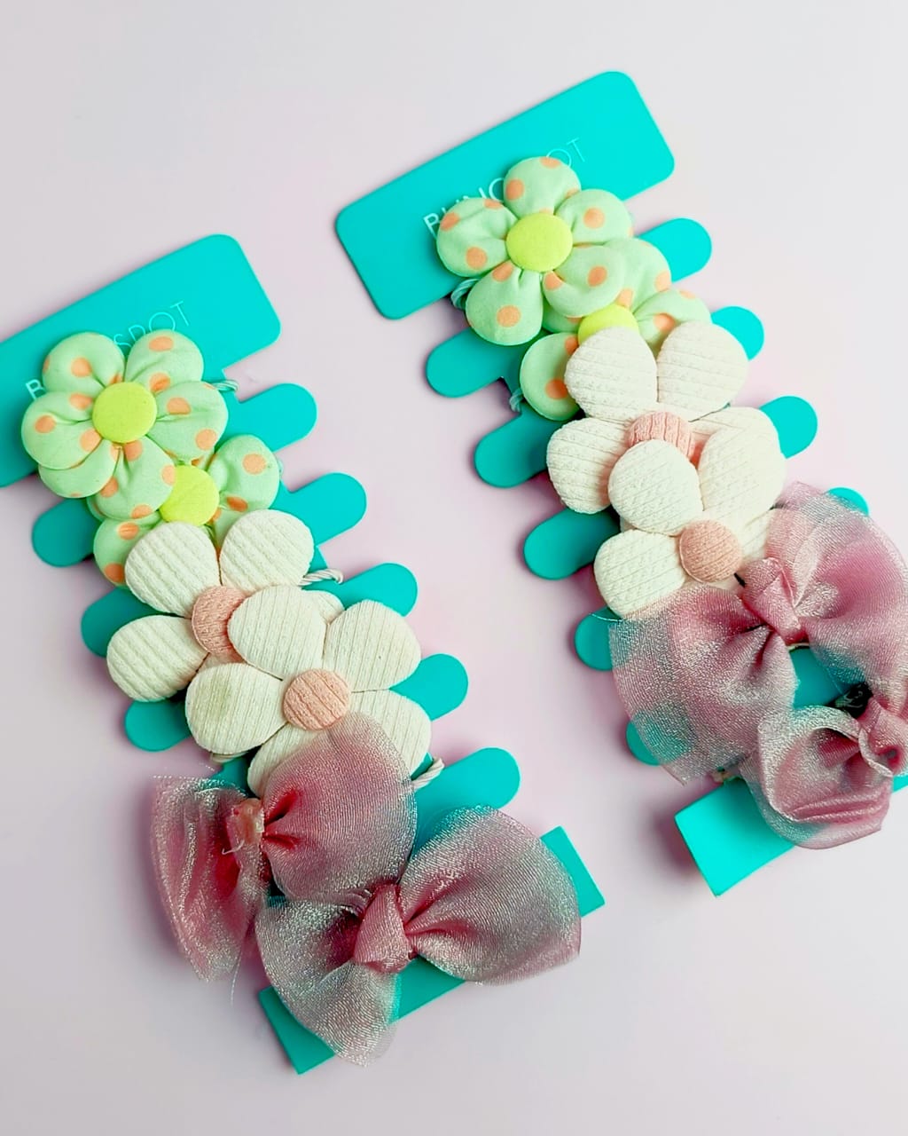 Bow&#39;n Flowers - Hair Ties Style 9