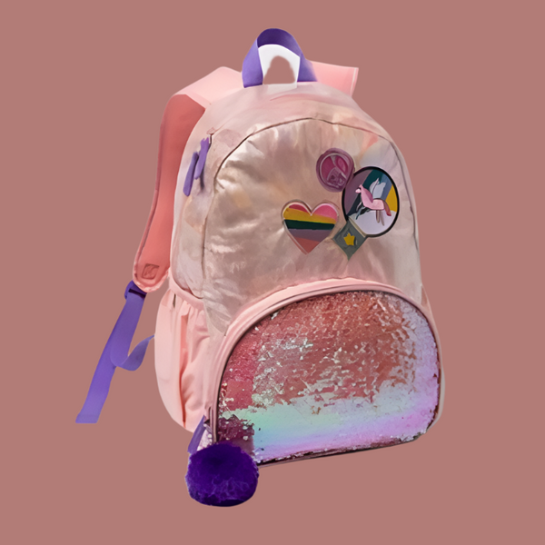 Sequin Unicorn Pink - Backpack