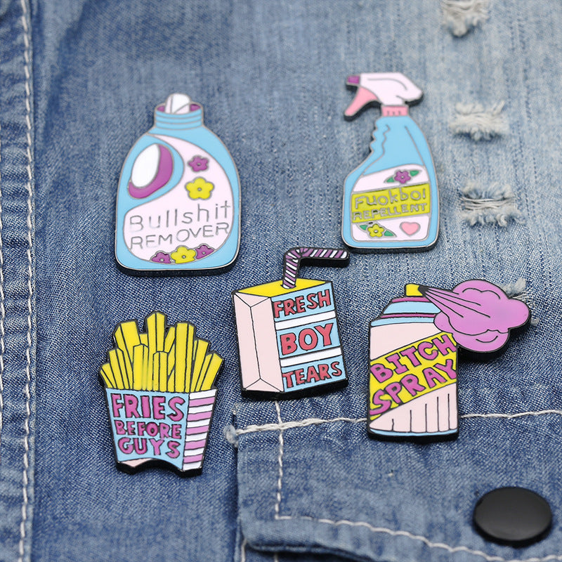 Fries Before Guys  - Enamel Pin