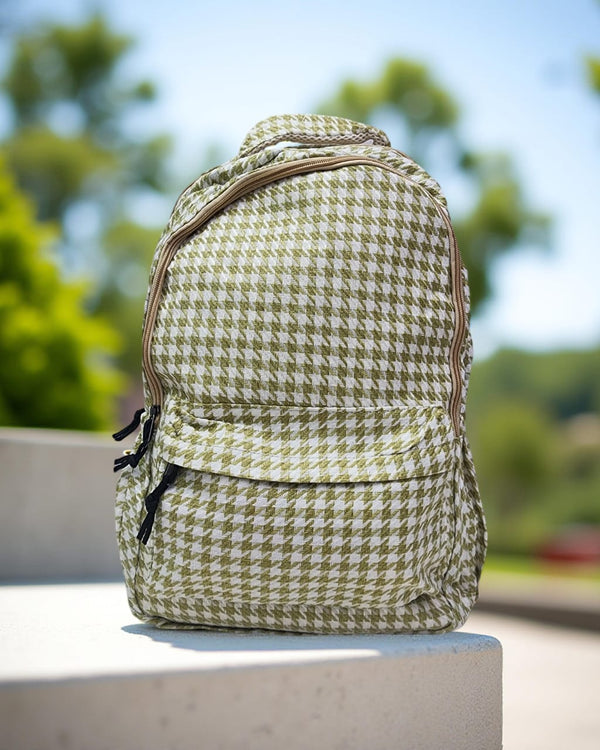 Grid Green- Backpack