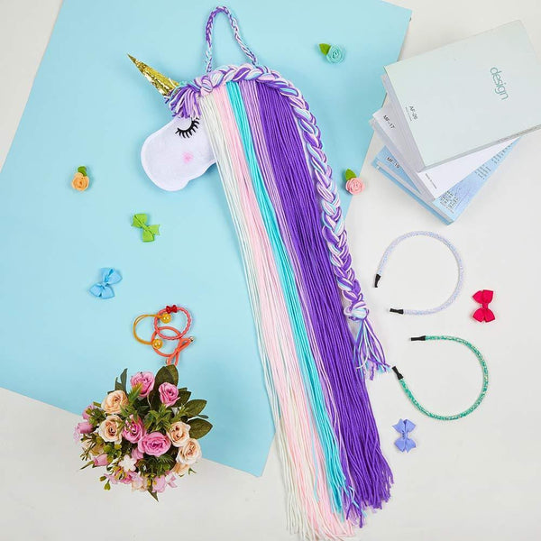 Magical Unicorn - Hair Accessories Organizer / Dream Catcher - Style 1