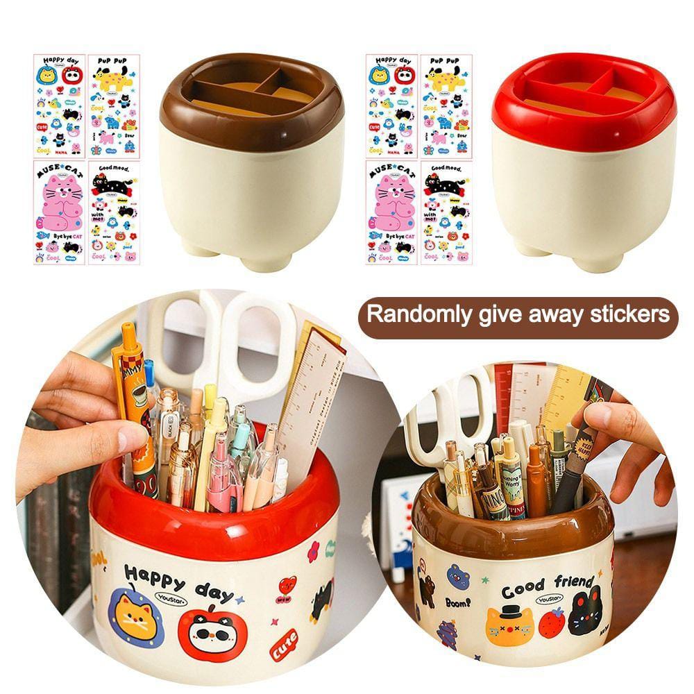 Red Stationery Organizer - Desk Organizer