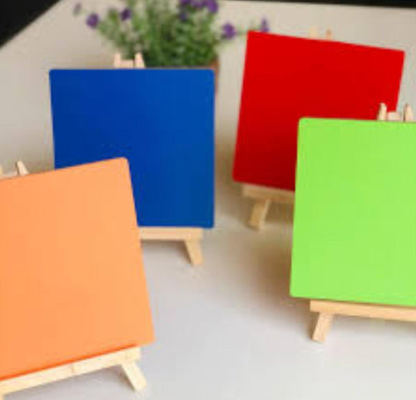 Dry Erase Wood Easel Board Set