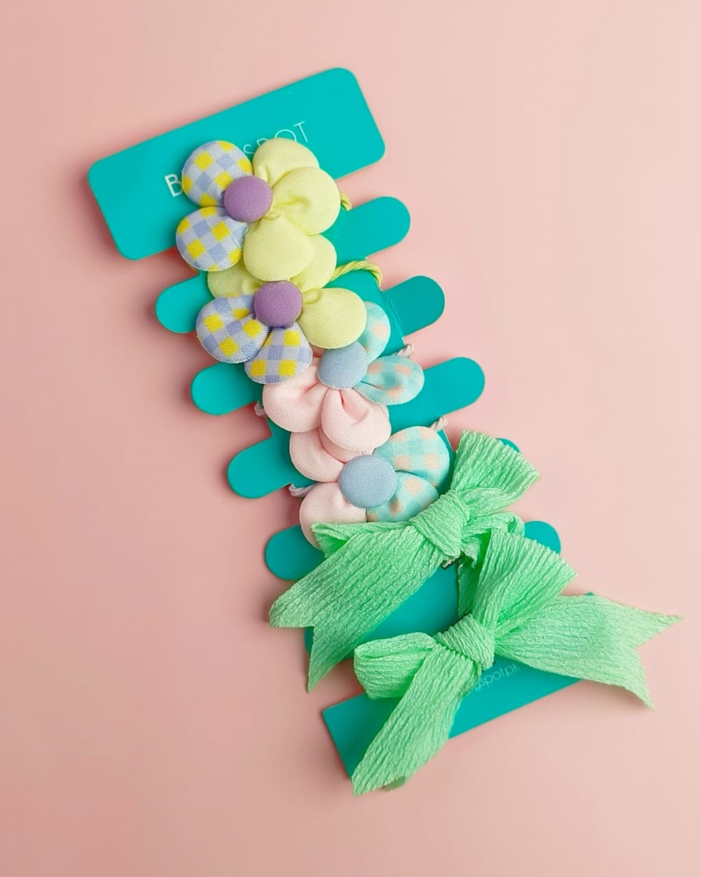 Bow&#39;n Flowers - Hair Ties Style 5