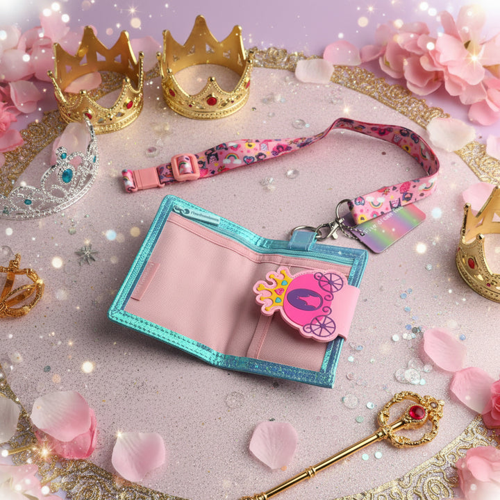 Vest Crown Princess Foldable Wallet - Pouch – The Blingspot Studio