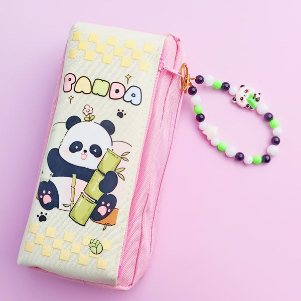 Panda Beads Zipper - Large Pouch