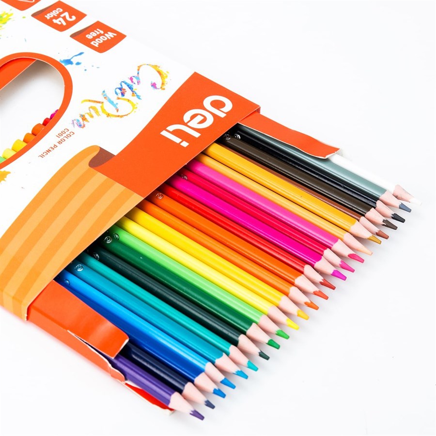 Deli Color Run Pencil Colors Set Of 24