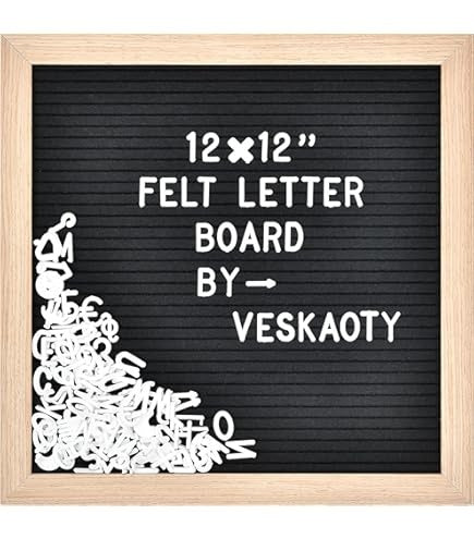 Felt Alphabet Letter Board Set ( 12x12 inch )