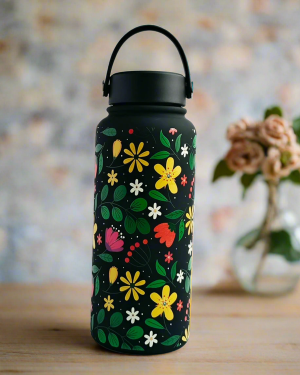 Floral Jumbo  - Water Bottle  Style 2