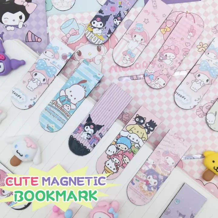Sanrio Characters  Magnetic - Bookmark Set Of 6