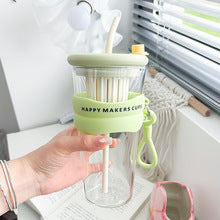 Happy Makers Cup - Glass  Sipper
