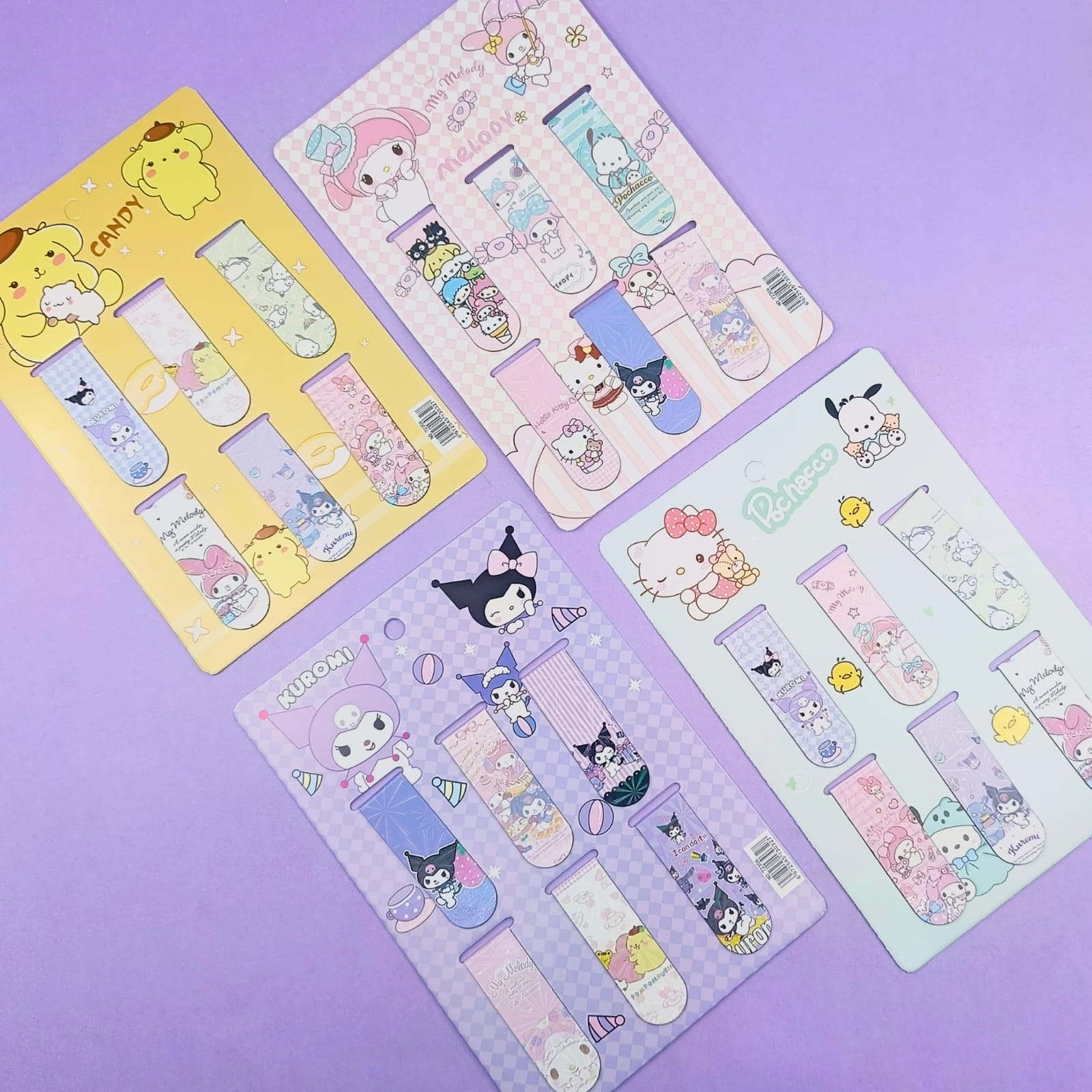 Sanrio Characters  Magnetic - Bookmark Set Of 6