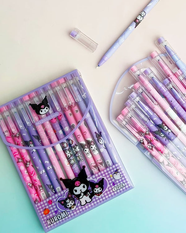 Sanrio Character  Erasable - Gel Pen Set of 12