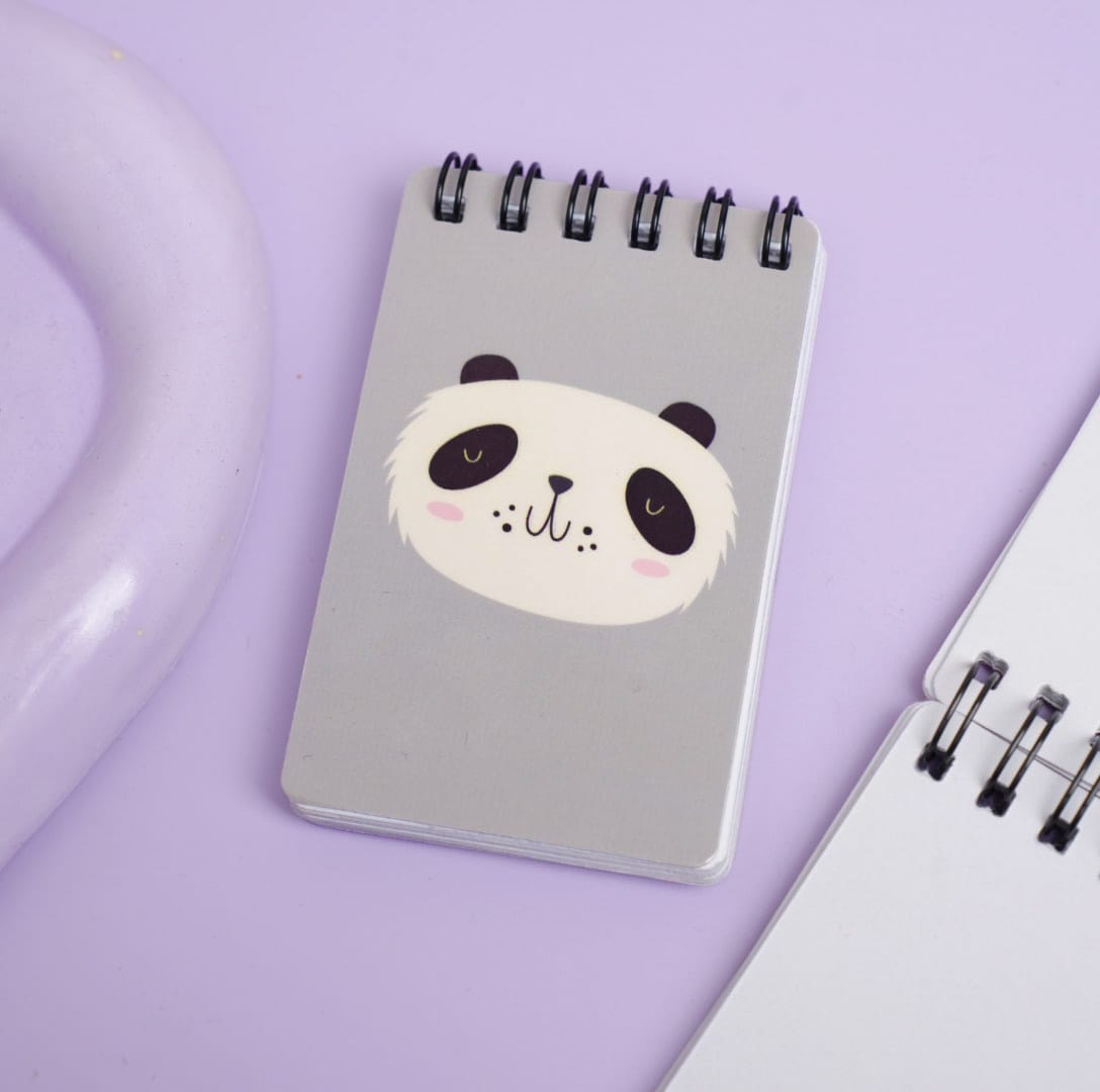 Cute Panda Face - Mini Notepad – The Blingspot Studio