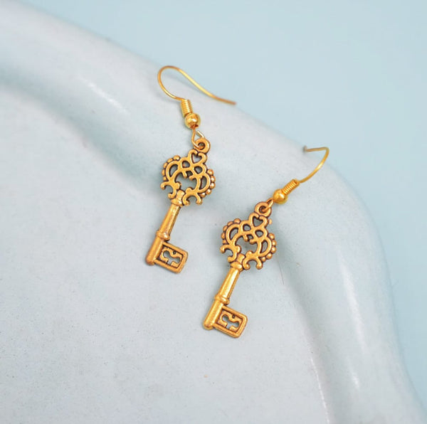 Vintage Key - Earrings