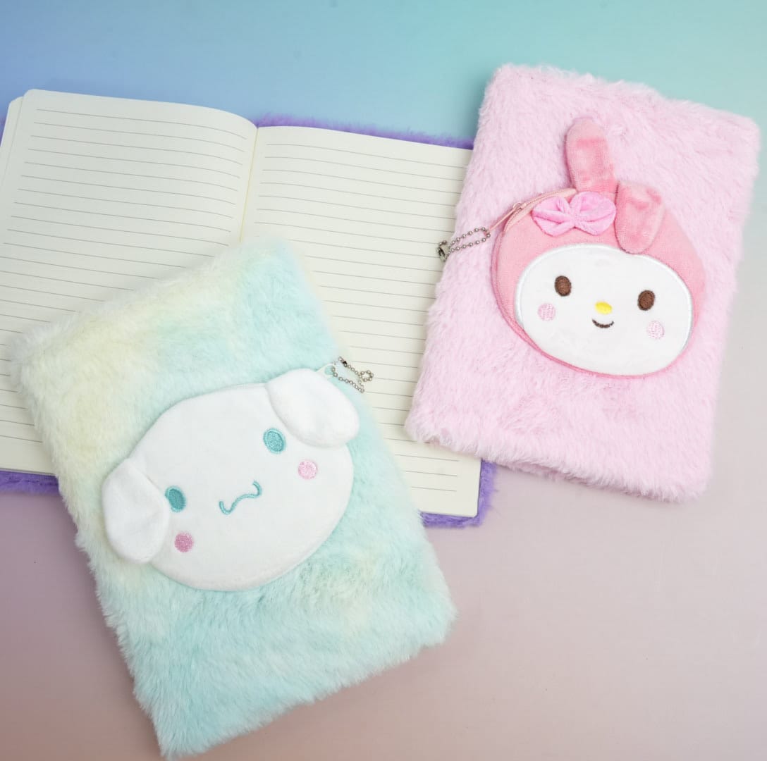 My Melody & Cinnamoroll - Fluffy Journal