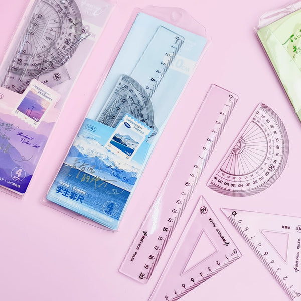 Traveler Geometric  - Ruler Set Of 4