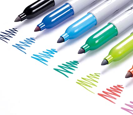 Sharpie  Electro Marker – Assorted  Color  Marker Set Of 24