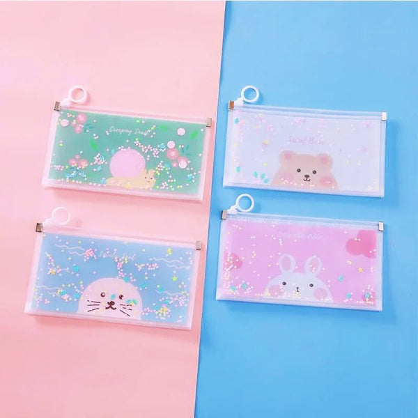Cute Animals Sequin Star - Pouch