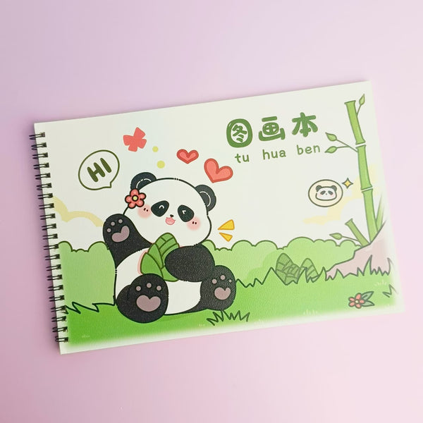 Funky Panda - Sketch Pad Style 3 + 1 FREEE STICKER SHEET