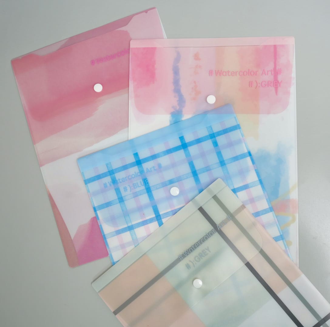 Watercolor Art - Document Folder Large Pouch – The Blingspot Studio