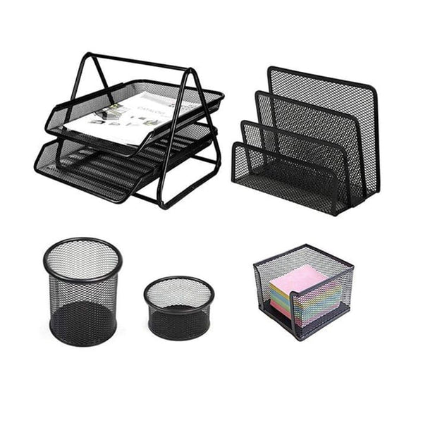 Office Desk Organizer Kit Set of 5