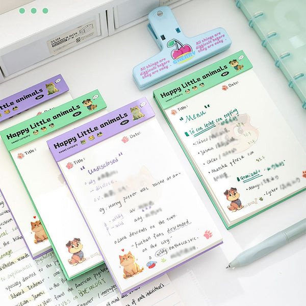 Happy Little Animal - Notepad