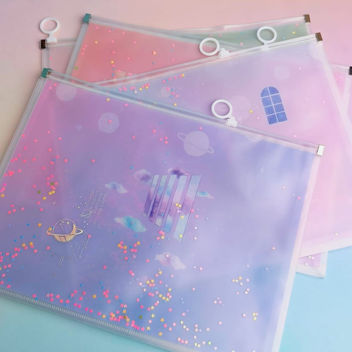 Space Dream  - Document Folder Large Pouch