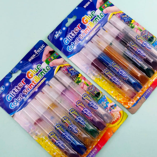 Glitter Glue Set Of 6 - Style 4
