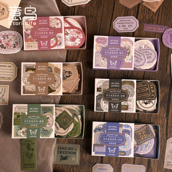 My Life Movements Retro Record Life Series  - Sticker