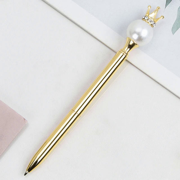 Metallic Gold Crown - Pen