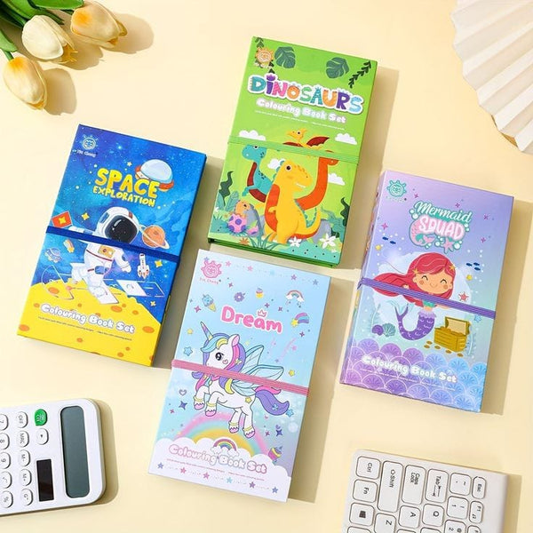 Coloring Book - Stationery Set