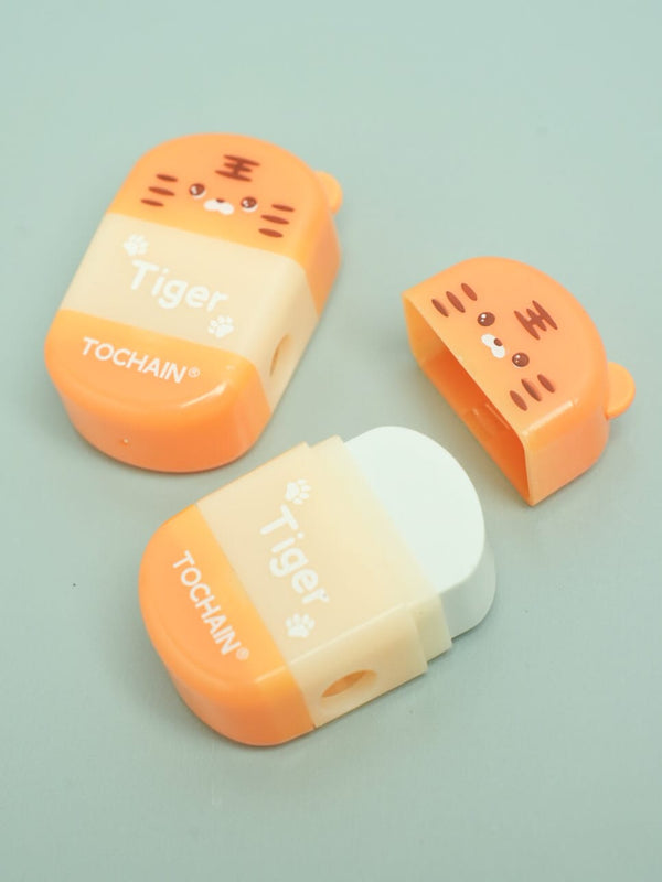 Tiger - Eraser & Sharpener ( 2 in 1 )