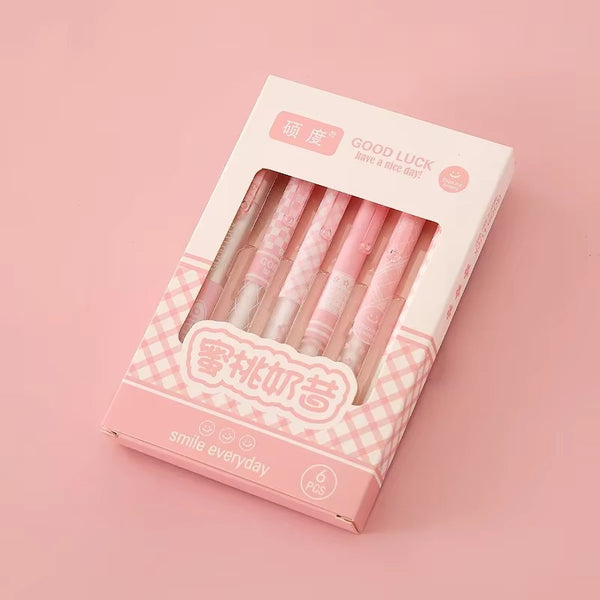 Smile Everyday - Press Gel Pen Set of 6