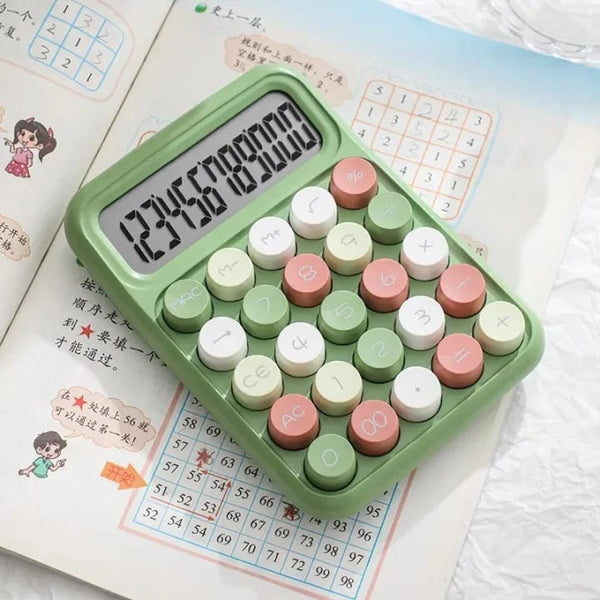 Macaron Color Keys Green - Calculator