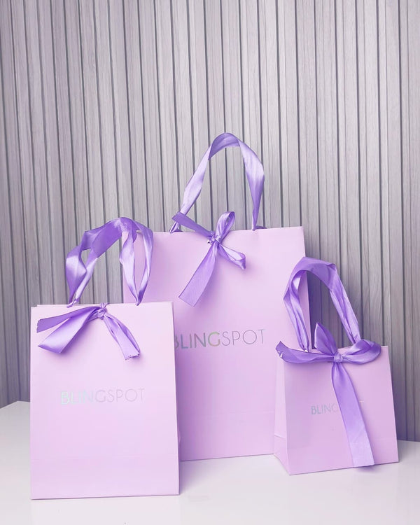 BLINGSPOT Purple - Gift Bags