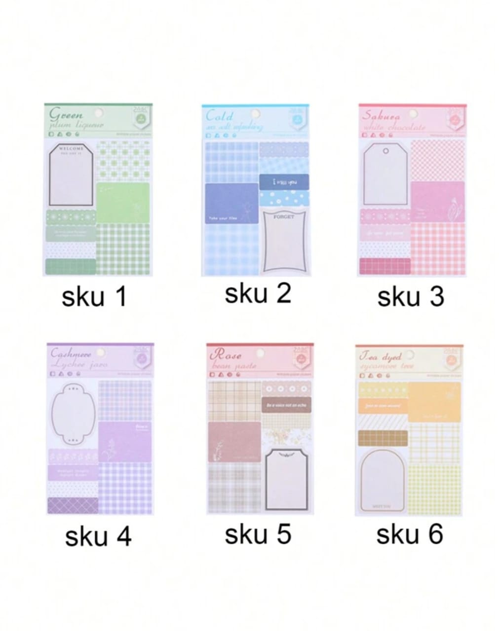 Midnight Thought Series - Stickers Set Of 4 Sheets