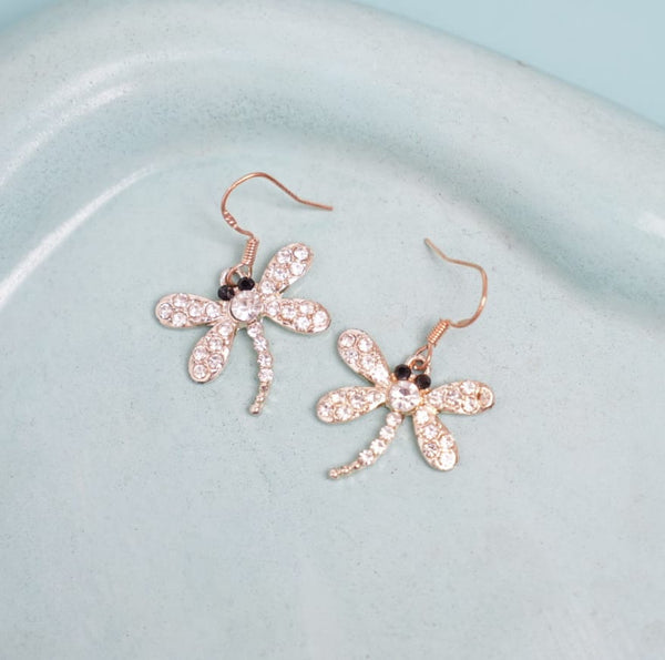 Dragonfly Gold  - Earrings