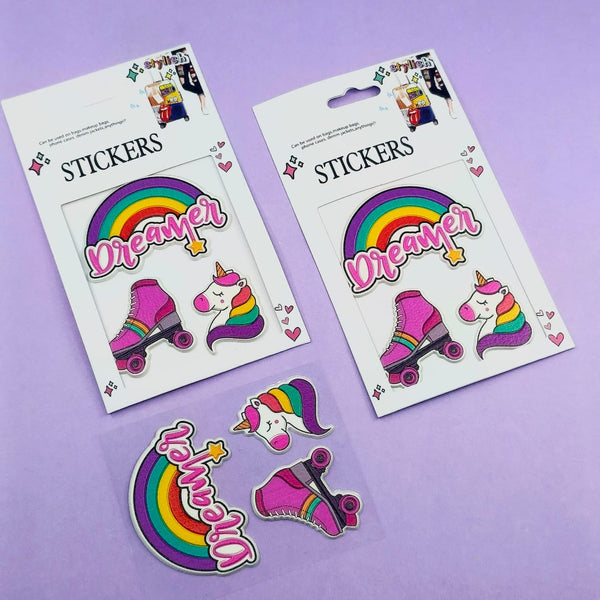 Dreamer Rainbow & Unicorn  - Stickers