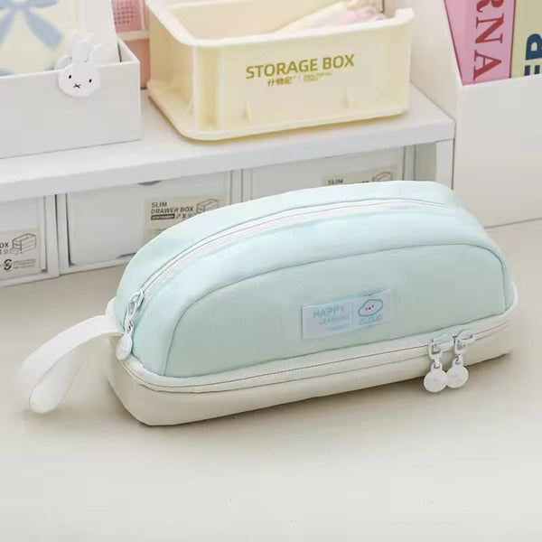 Happy Learning Blue - Large Capacity  Pouch