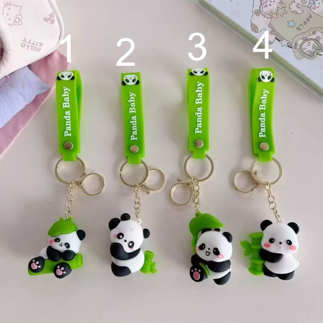 Panda Baby Gold - Key Ring