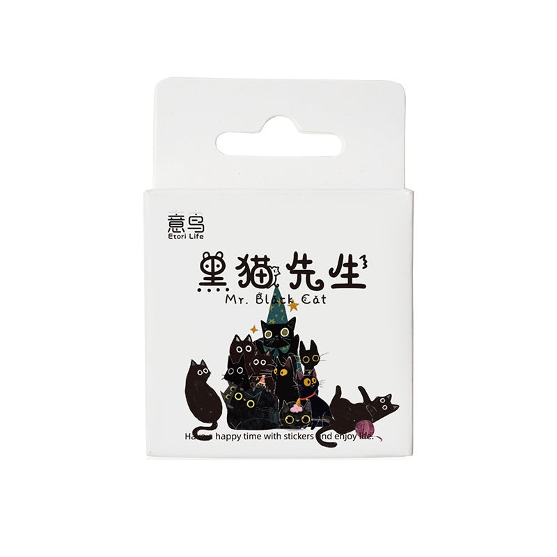 Mr Black Cat  - Sticker