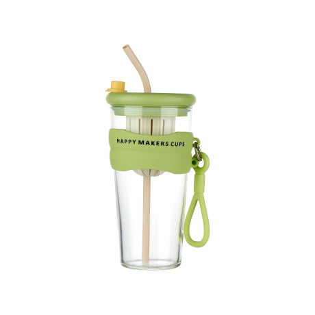 Happy Makers Cup - Glass  Sipper