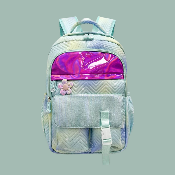 Bow & Stars Shiny Series Green - Backpack