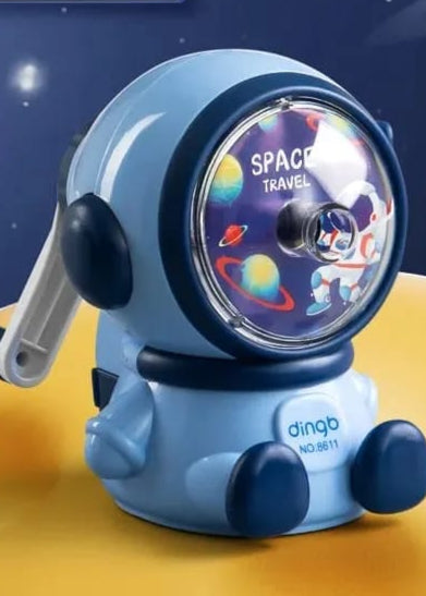 Space Travel Astronaut Blue - Rotary Pencil Sharpener