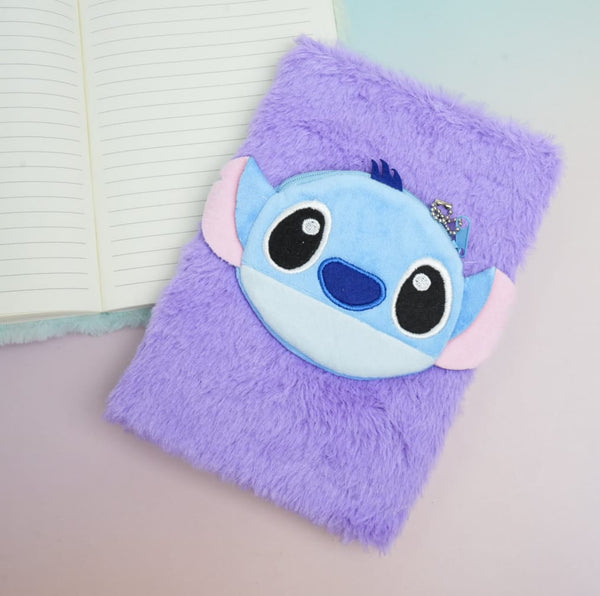 Disney Stitch Purple - Fluffy Journal