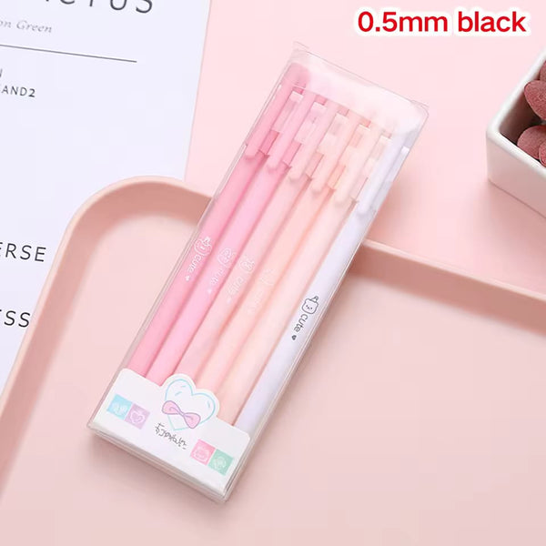 Macaron Colors - Gel Pen Set Of 6 - Style 3