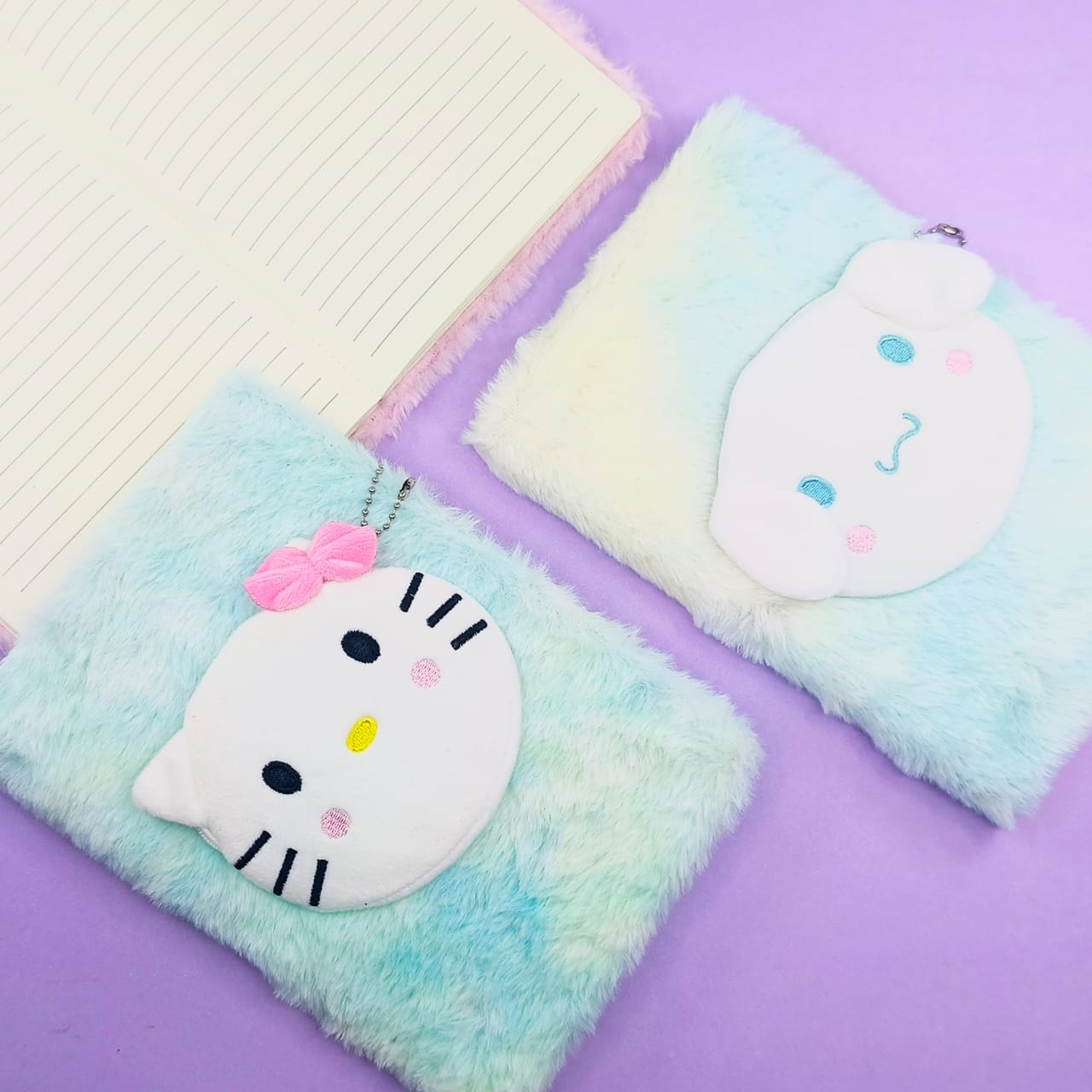 Sanrio Characters Rainbow - Fluffy Journal